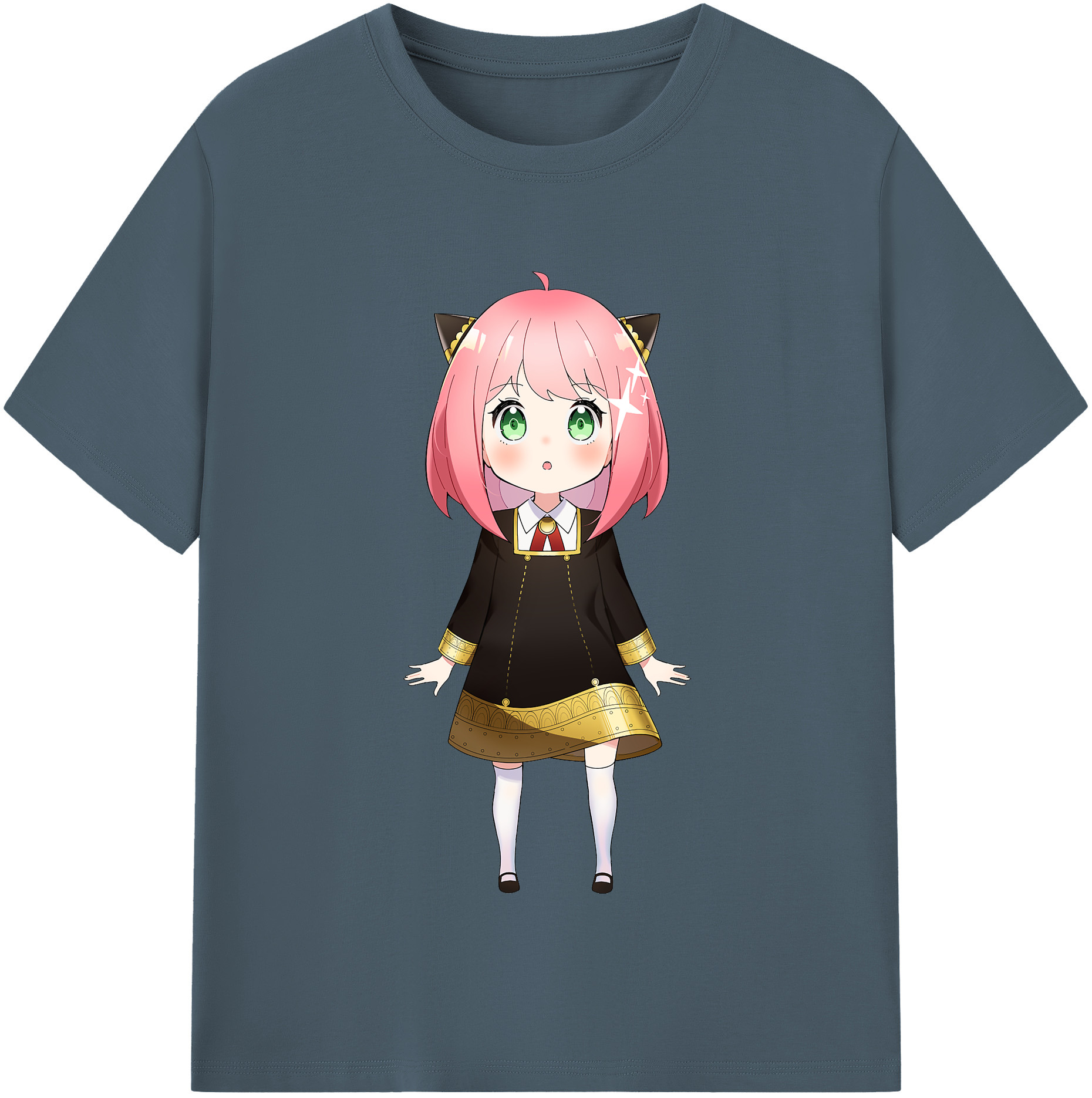 （画像用） SPY×FAMILY间谍家家酒 綿100％半袖Tシャツ（フロントプリント）
